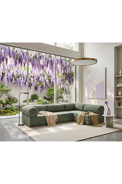 NESTİME Nestime® 300x200 cm Açık Köşe Modüler Sünger Koltuk Takımı 22 DNS ORG...