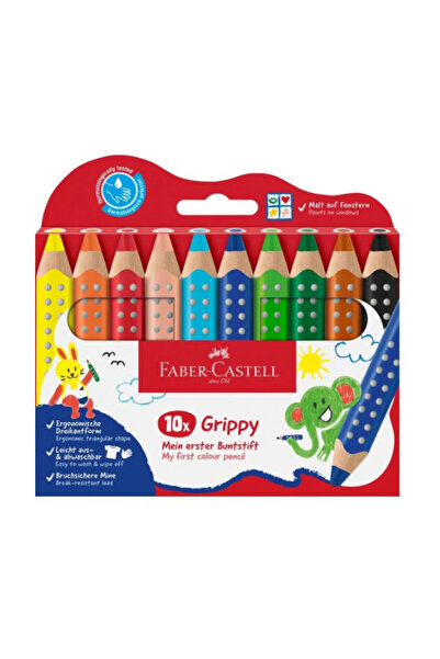 Faber Castell Fc Grippy Jumbo Crayons 10-Pack