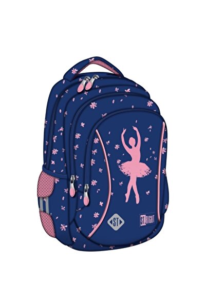 MC Micostore Ghiozdan Pink Ballerina BP26, 39cm, 3 compartimente, 300943