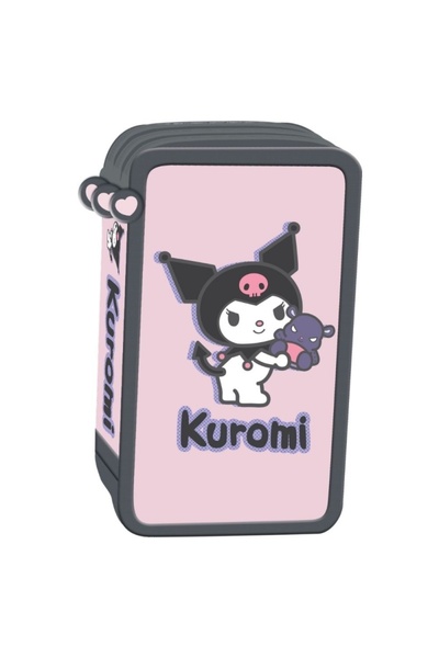 MC Micostore Penar echipat Kuromi Pink, 3 fermoare, roz, 694219