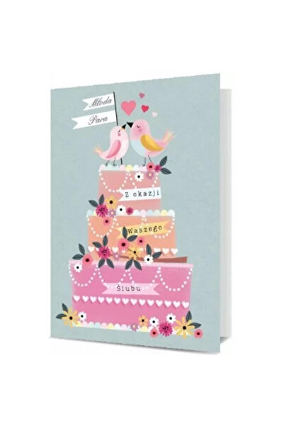 OEM Felicitare de nunta Pan Dragon, cu plic B6, eleganta, cu folie, Multicolo...