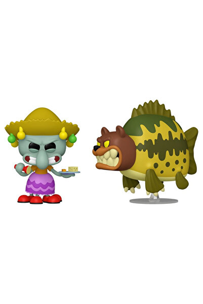 OEM Figurina Funko POP Animation SpongeBob Squidward si Sea Bear multicolor 9cm
