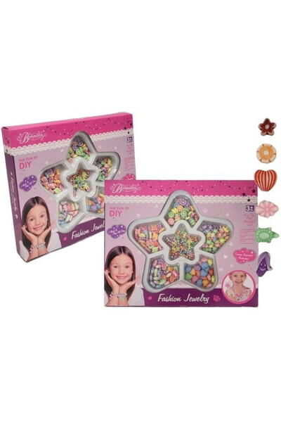 OEM Figurina Merkpol set margele bijuterii pastel multicolor 0x19x23cm