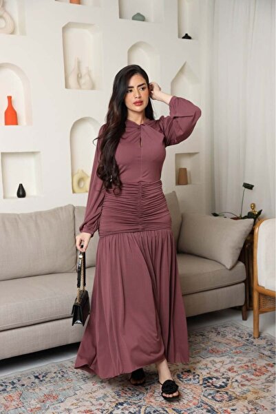 it's Mine Stretch Dress with Pleats