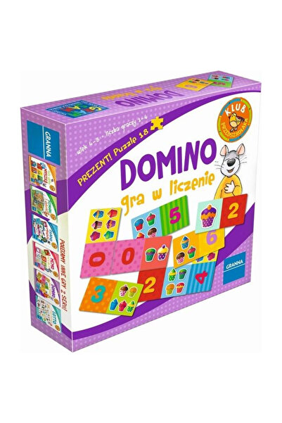 OEM Domino educativ Granna pentru preșcolari cu puzzle-uri cu piese tip briose