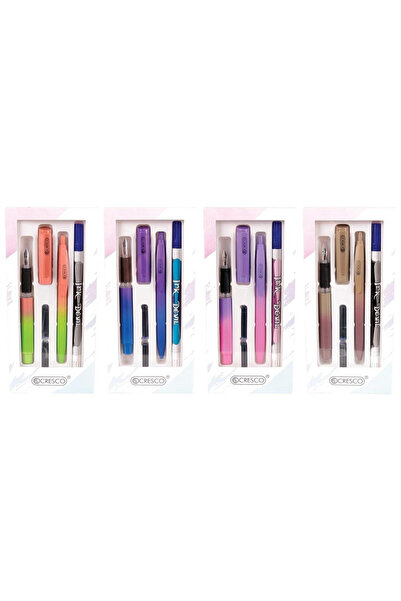 OEM Cresco Set de scris GO PEN Rainbow – stilou, pix, corector, etui