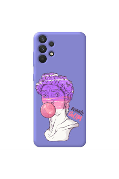 Other Samsung A32 4G Pin Bubble Purple Colored Silicone TPU Θήκη