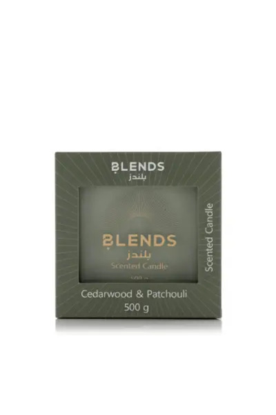 Blends Jar Candle Cedarwood and Patchouli 500 Gram from Tila
