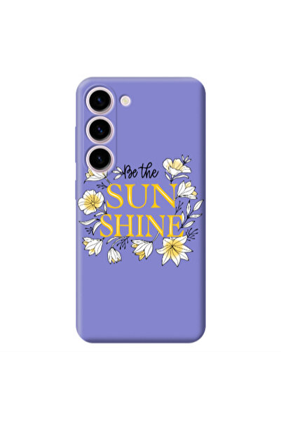 Other Samsung S23 Plus Sun Shine Purple Colored Silicone TPU Θήκη