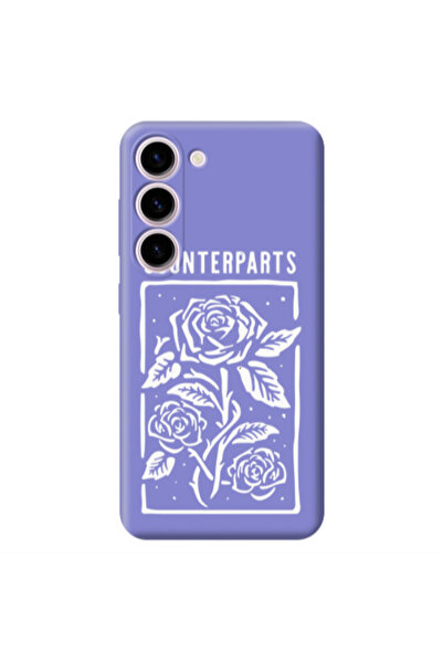 Other Samsung S23 Plus Counterparts Purple Colored Silicone TPU Θήκη