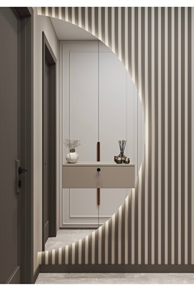 Empressco Şık Bej Kumtaşı Dresuar, 60 cm MDF Malzeme, Modern Tasarım