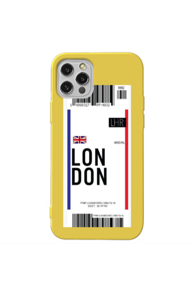 Other Apple iPhone 13 Pro London Arrival Yellow Colored Silicone TPU Θήκη