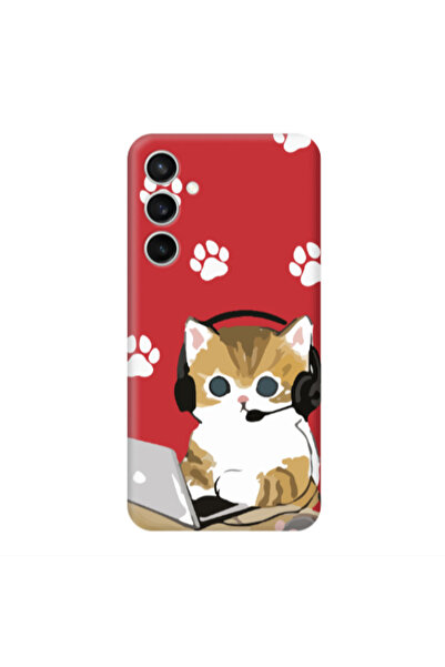 Other Samsung S24 Plus Call Center Red Colored Silicone TPU Θήκη