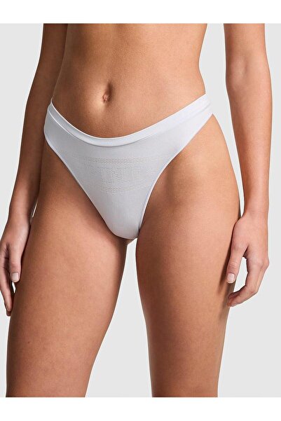 PINK Seamless Derin Bacak Kesim Tanga