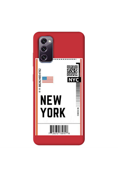 Other Samsung S20 FE New York NYC Red Colored Silicone TPU Θήκη