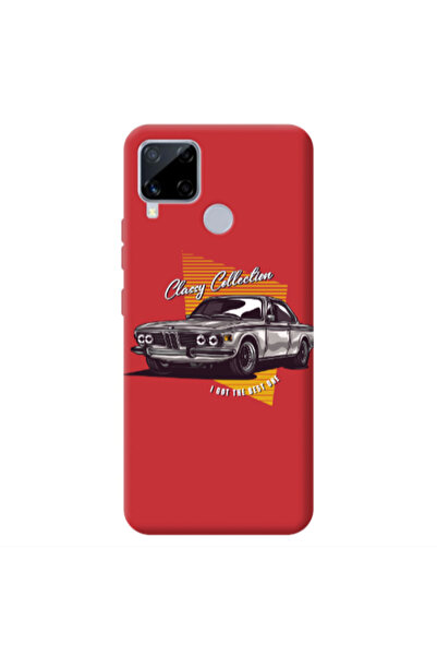 Other Realme C25 Classy Collection Red Colored Silicone TPU Θήκη