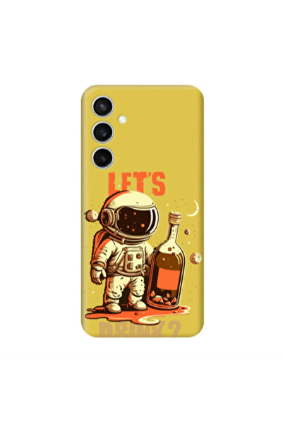 Other Samsung S24 Plus Lets drink Yellow Colored Silicone TPU Θήκη