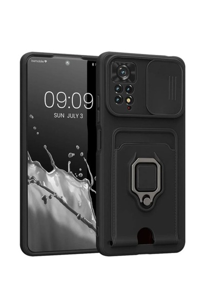 OEM Husă spate din silicon TPU, antișoc, cu protecție glisantă pentru cameră,...