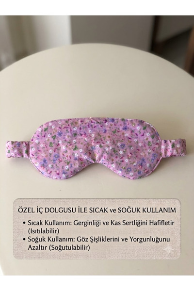 Premium içi özel dolgulu soguk sıcak kullanım göz bandı