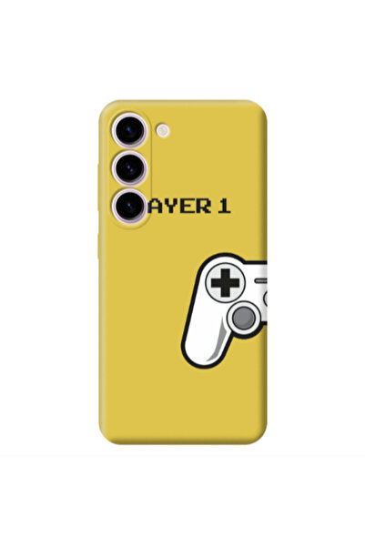 Other Samsung S23 Plus Player 1 Yellow Colored Silicone TPU Θήκη