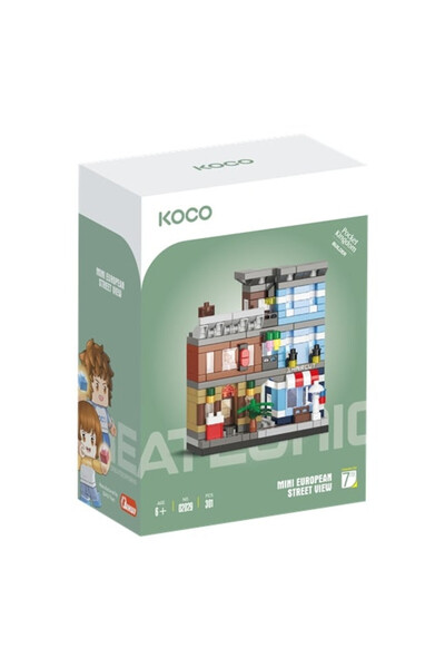 Koco Set constructie agentie detectivi, 301 piese, multicolor