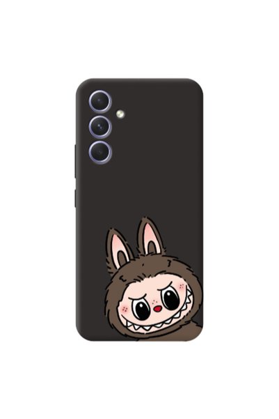 Other Samsung A56 Labubu7 Black Colored Silicone TPU Θήκη