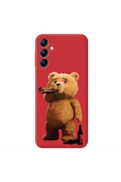 Other Samsung A14 5G Beer Time Red Colored Silicone TPU Θήκη