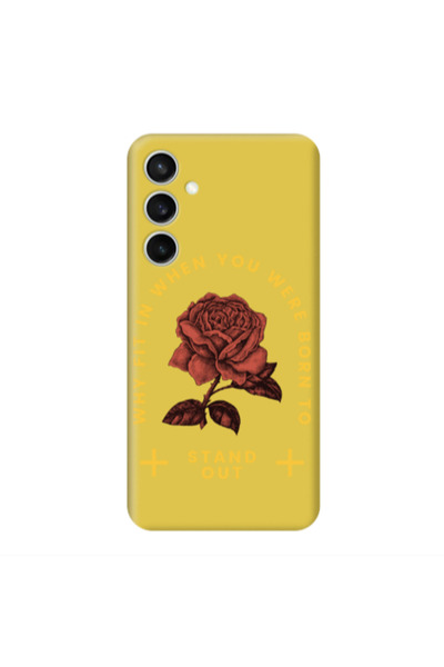 Other Samsung S24 Plus Stand out Yellow Colored Silicone TPU Θήκη