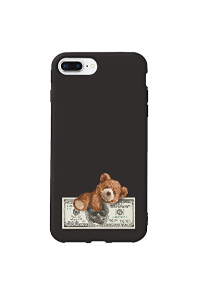 Other Apple iPhone 7 Plus Money Style Black Colored Silicone TPU Θήκη