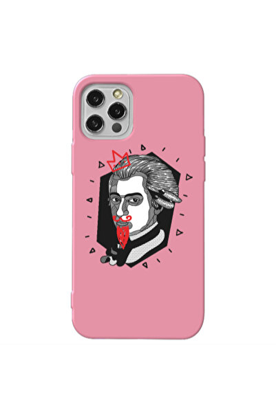 Other Apple iPhone 13 Pro Bearded Pink Colored Silicone TPU Θήκη