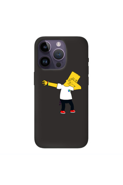 Other Apple iPhone 14 Pro Max Simpsons2 Black Colored Silicone TPU Θήκη