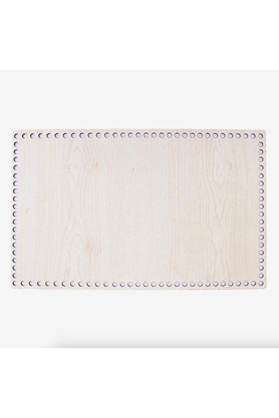 CraftMaxi Wooden Rectangular Base Maple-40X25 cm