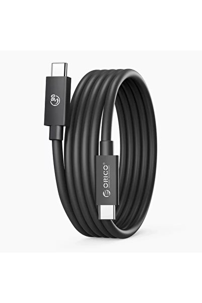 Orico Cablu USB-C TBZ5 USB4 Thunderbolt 5 80Gbps 240W 2m Negru