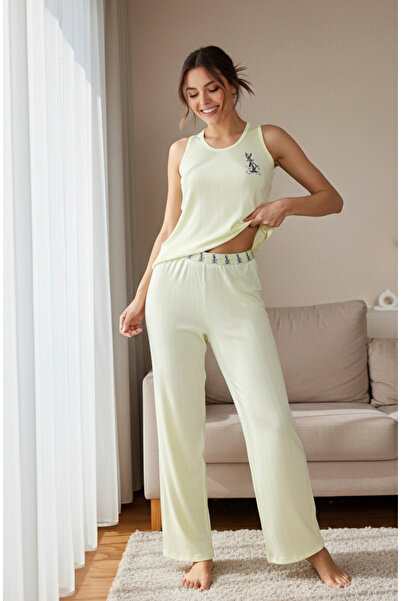 Chordi Women's B. Bunny Rabbit Pants and Strap Lycra Camisole Bamboo Viscose ...