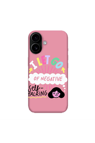 Other Apple Iphone 16 Let go Self talking Pink Colored Silicone TPU Θήκη