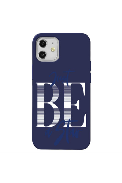 Other Apple iPhone 12 Just Be a Star Dark blue Colored Silicone TPU Θήκη
