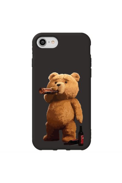 Other Apple iPhone SE 2020 Beer Time Black Colored Silicone TPU Θήκη