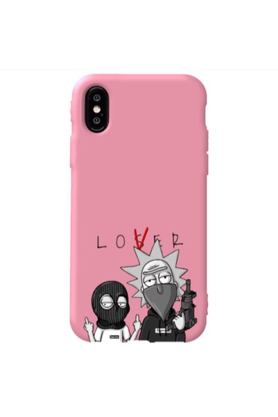Other Apple iPhone Xs Rick Loser Pink Colored Silicone TPU Θήκη