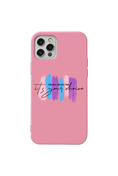 Other Apple iPhone 13 Pro One Day Or Day One Pink Colored Silicone TPU Θήκη