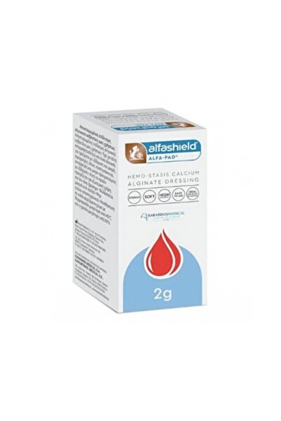 Alfashield | Hemo-Stasis Calcium Alginate Dressing Αιμοστατικό Βαμβάκι | 2g