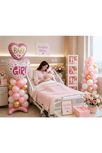 Bkmc Set de decorațiuni pentru camera bebelușului – Set de decorațiuni cu bal...
