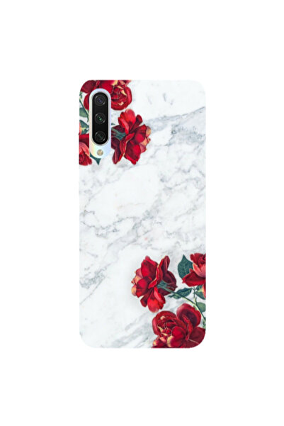 Other Xiaomi Mi 9 Lite Marble and roses Transparent Silicone TPU Θήκη