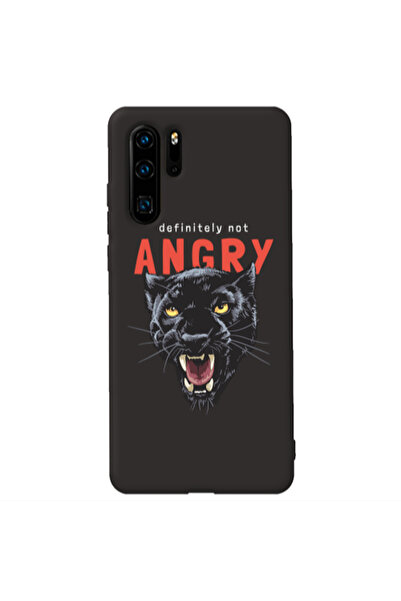 Other Huawei P30 Pro Pointed teeth Black Colored Silicone TPU Θήκη