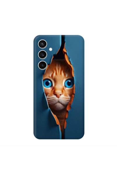 Other Samsung S24 Plus Cat Blue Eyes Transparent Silicone TPU Θήκη