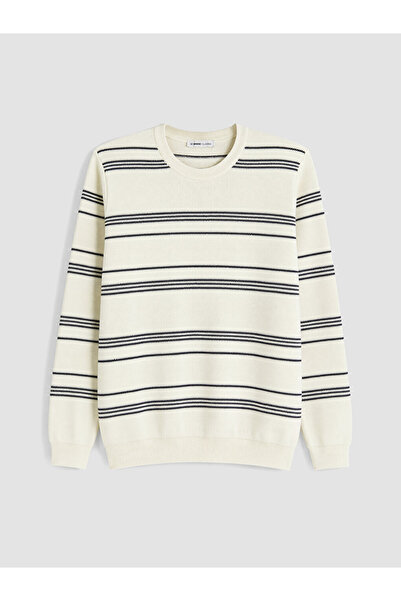 LC Waikiki Sparkling Choices from Shining Store Zero Roba Collar Striped Men'...