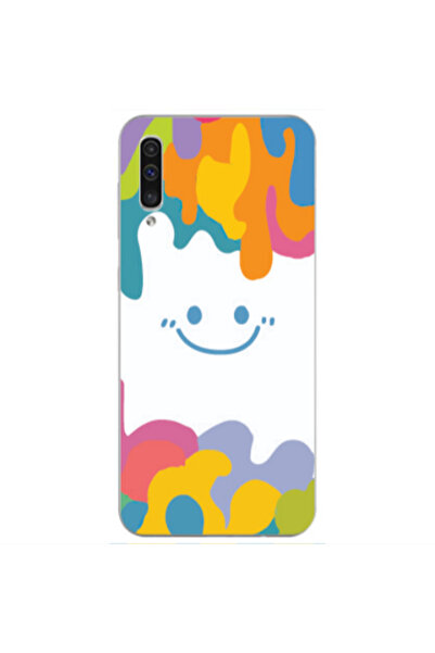 Other Samsung A70 Oil Paint Smile Transparent Silicone TPU Θήκη