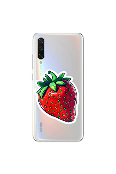 Other Xiaomi Mi 9 Lite strawberry Transparent Silicone TPU Θήκη