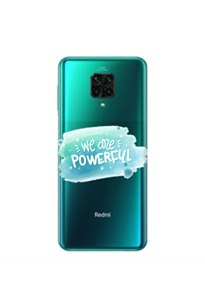 Other Xiaomi Redmi Note 9S We are Powerful Transparent Silicone TPU Θήκη