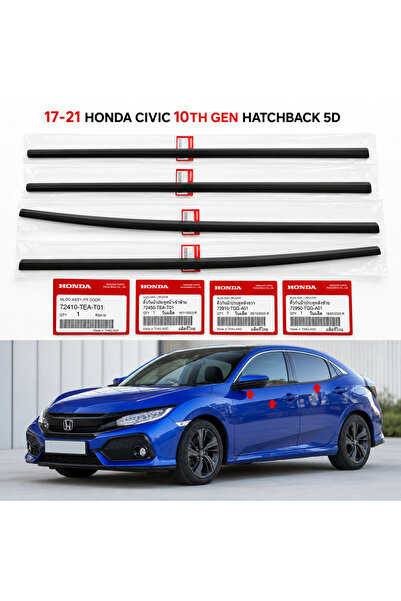 Genuine Orjinal Honda Civic Hatchback 2017-2022 Fk7 Sport Dış Cam Sıyırıcı Fi...