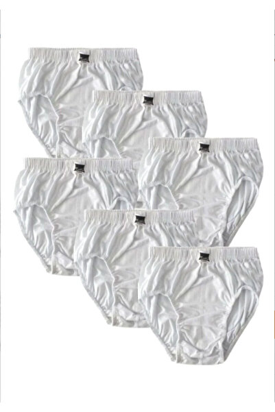 irem içgiyim Tutku Boys' White Cotton Underwear 6-Pack